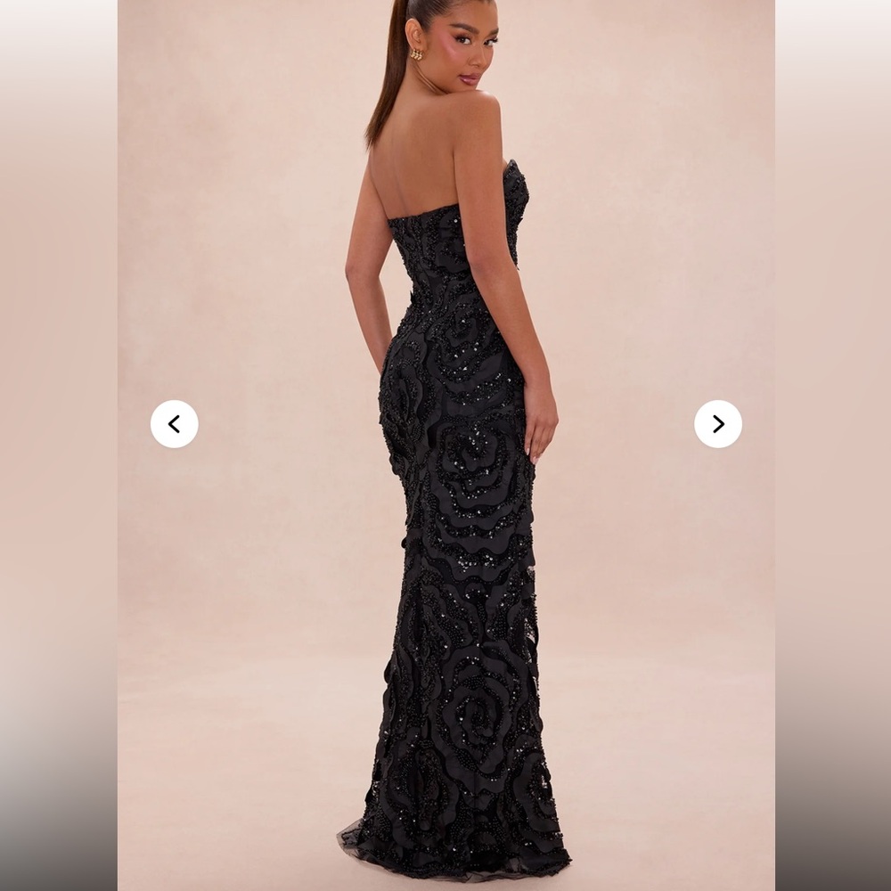 Fashion Nova Black Strapless Maxi Dress - Picture 3 of 6